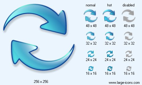 464x280 Refresh Icon Image Large Vector Icons