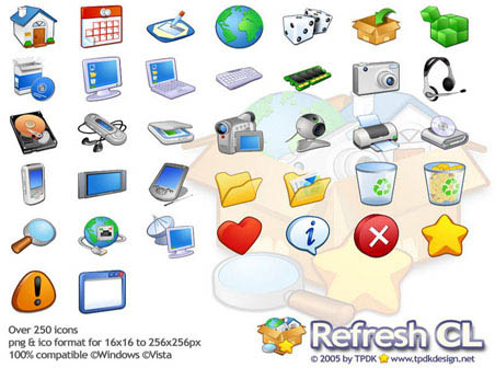 452x336 Refresh Cl Icons Pack