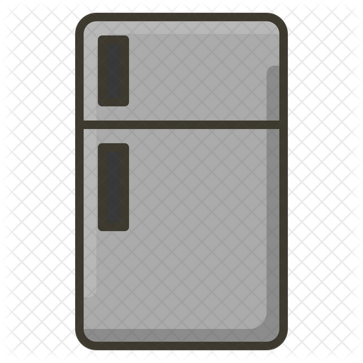 512x512 Refrigerator Icon Of Colored Outline Style