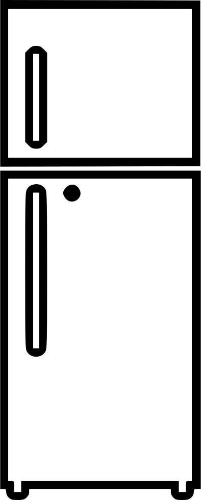 394x980 Download Double Door Refrigerator