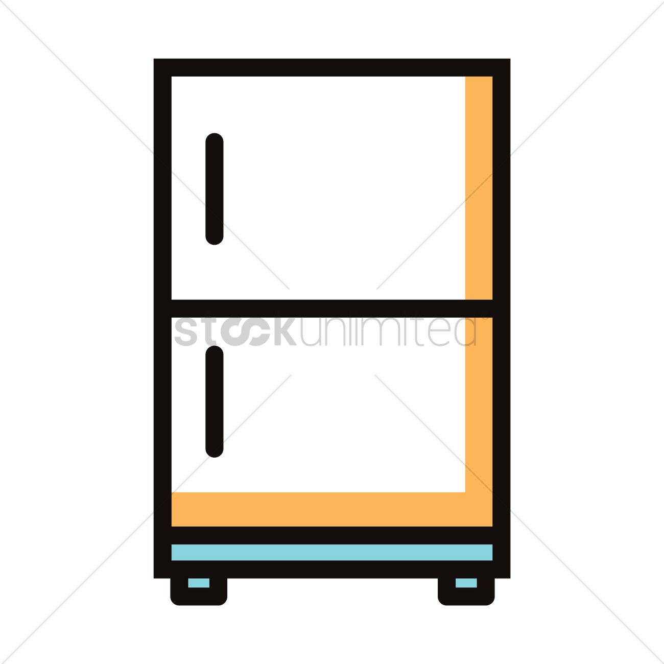 1300x1300 Refrigerator Icon Vector Image