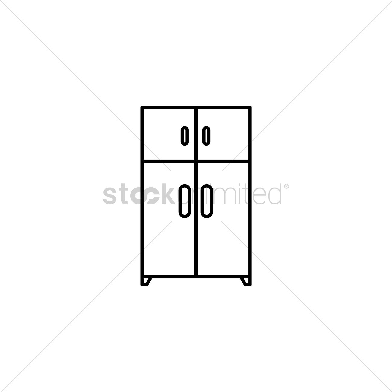 1300x1300 Refrigerator Icon Vector Image