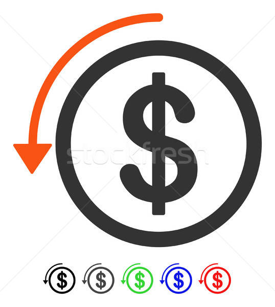 538x600 Refund Flat Icon Vector Illustration Victor Ivlichev