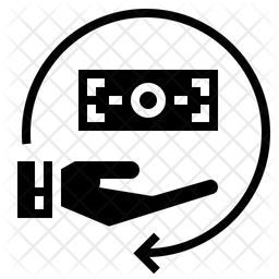 256x256 Refund Icon Of Glyph Style