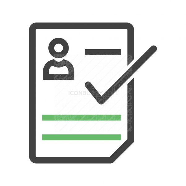 600x600 Register Line Green Black Icon