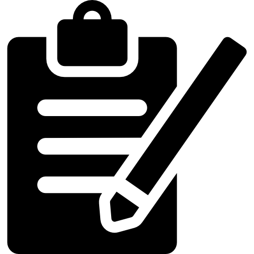 512x512 Clipboard With Pencil Icons Free Download