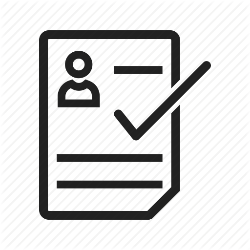 512x512 Registration Icon Png Black Vector, Clipart