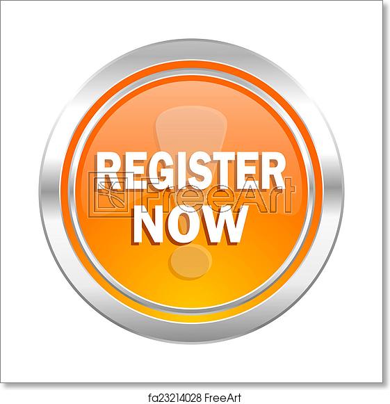 561x581 Free Art Print Of Register Now Icon Freeart