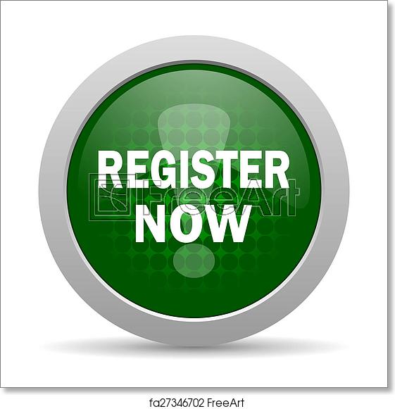 561x581 Free Art Print Of Register Now Icon Freeart