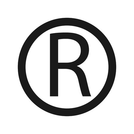 450x450 Registered Trademark Symbol Icon, Letter R Royalty Free Vector
