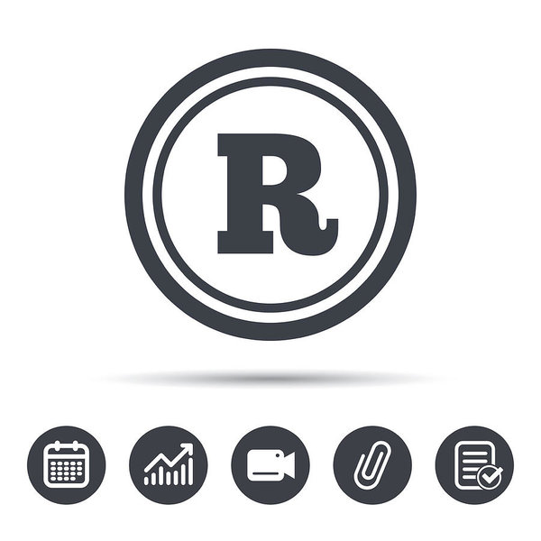 600x600 Registered Trademark Icon Intellectual Work Art Print