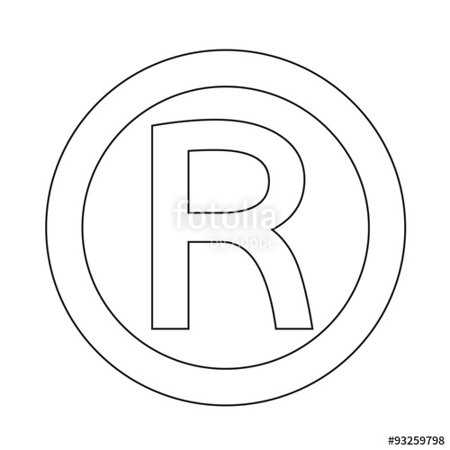 500x500 Registered Trademark Icon Stock Image And Royalty Free Vector