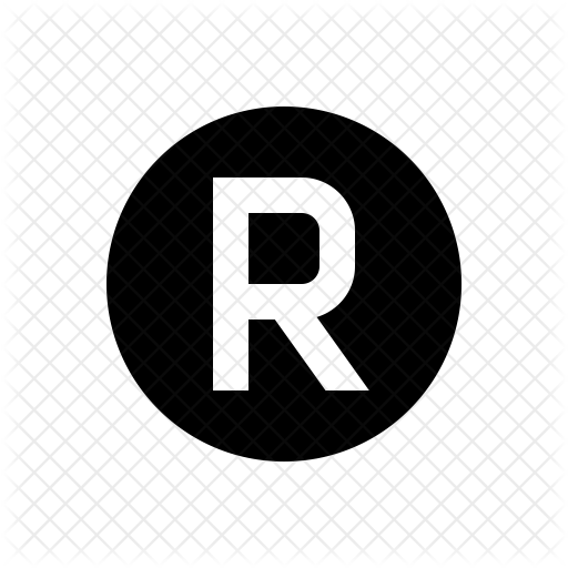 512x512 Registered Trademark Icon Of Glyph Style