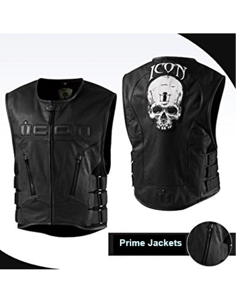 800x1026 Icon Regulator Skull Leather Motorcycle Vest