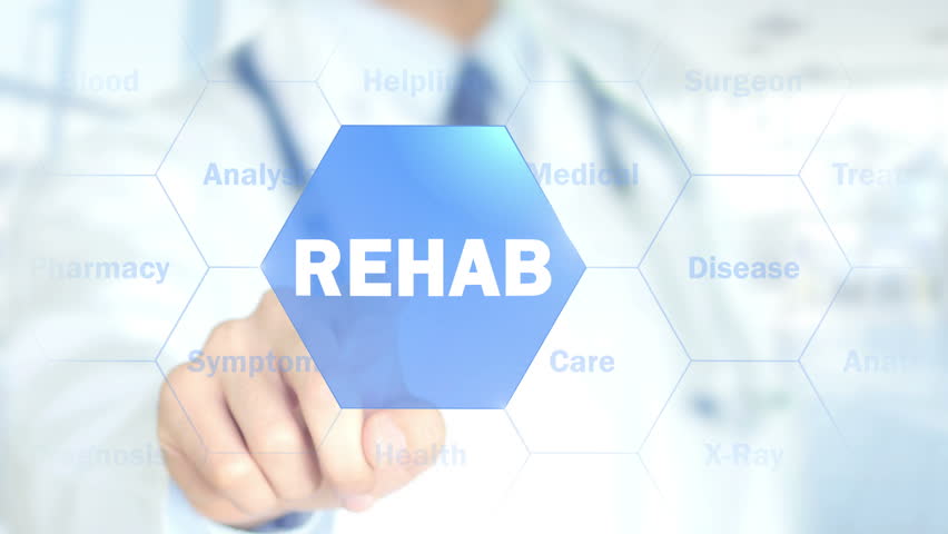 852x480 Rehab Icon Stock Video Footage