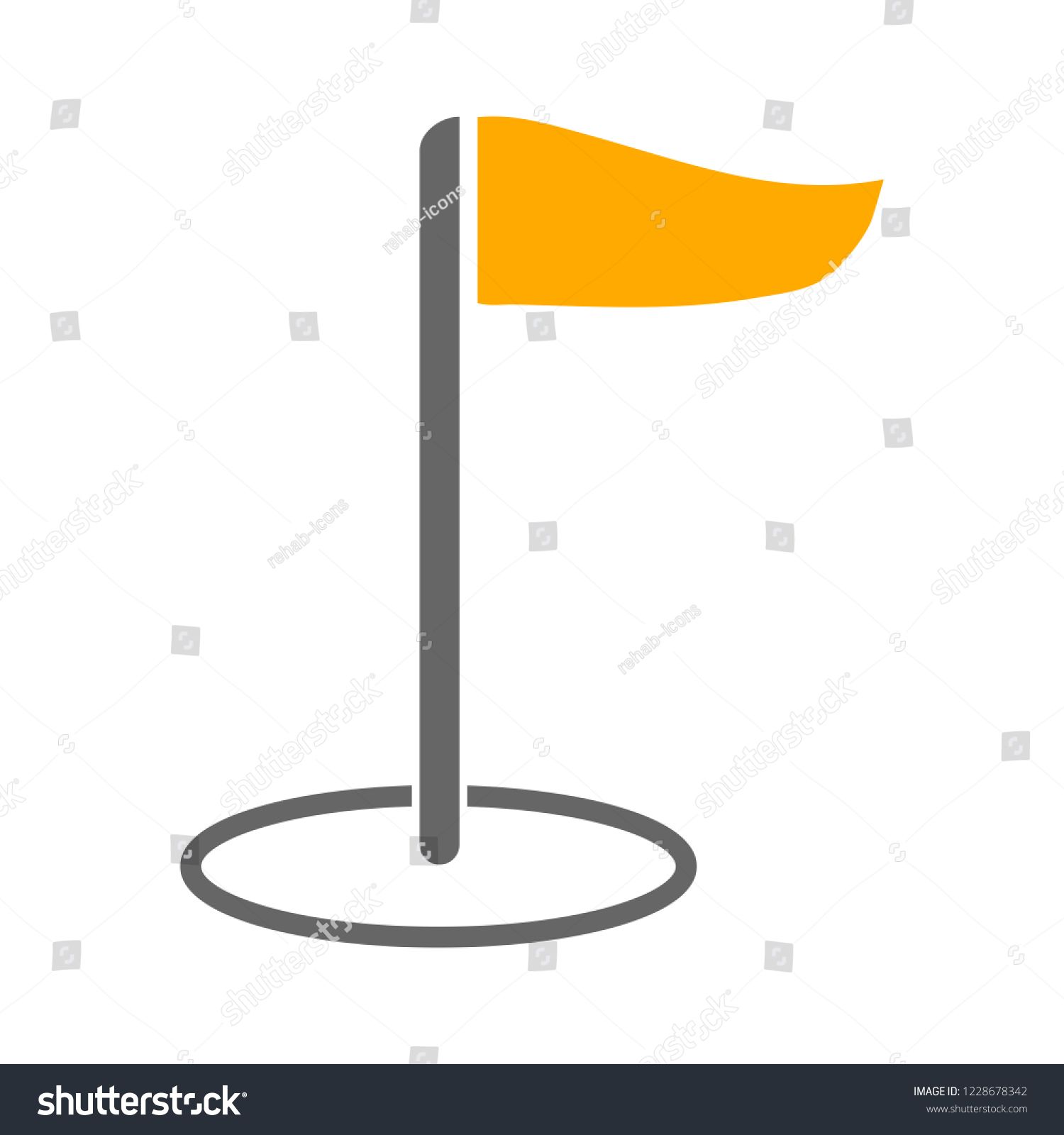 1500x1600 Flag Pointer Sign Icon Location Marker Symbol Sign Pointer Flag