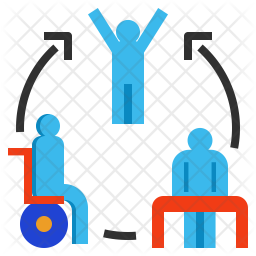 256x256 Rehabilitation Icon Of Flat Style