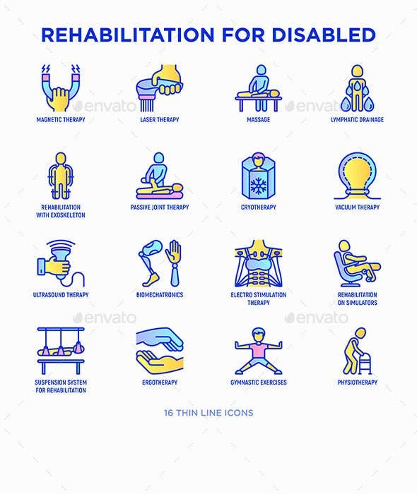 590x700 Rehabilitation For Disabled Thin Line