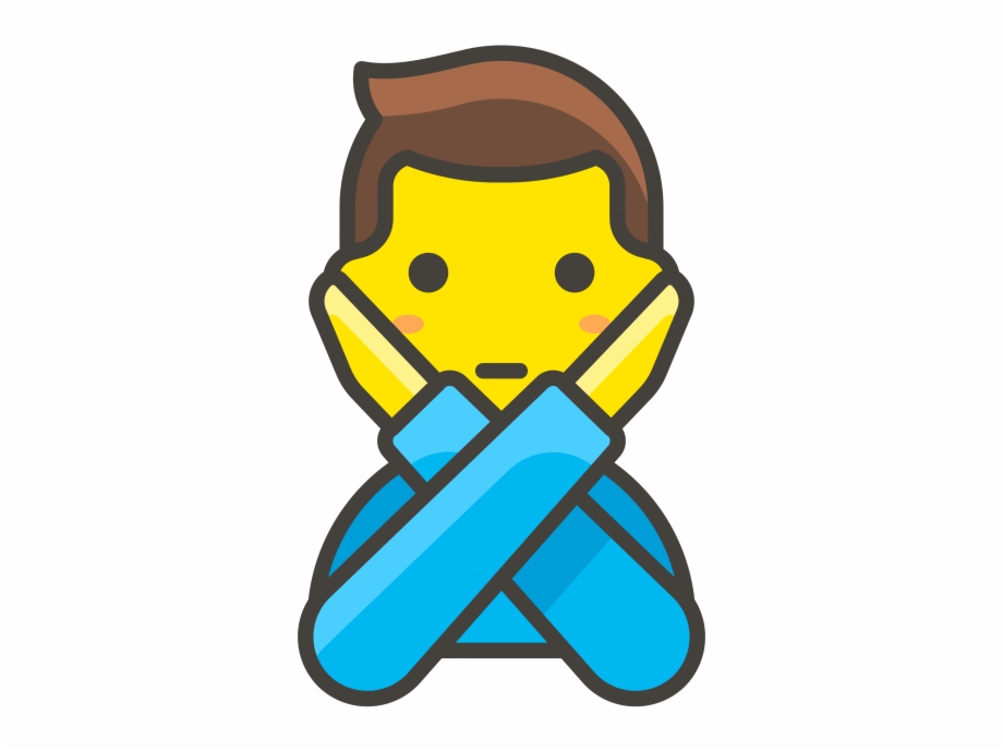 Man Gesturing No Emoji 920x689 Man Gesturing No Emoji