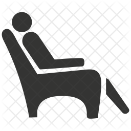 256x256 Relax Icon Of Glyph Style