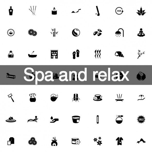 626x626 Spa And Relax Icons Relaxation Spa And Surf Rejuvination