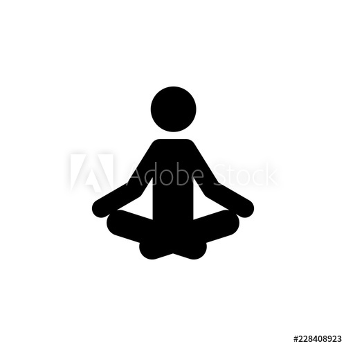 500x500 Meditate, Relax Icon Element Of Yoga Icons Premium Quality