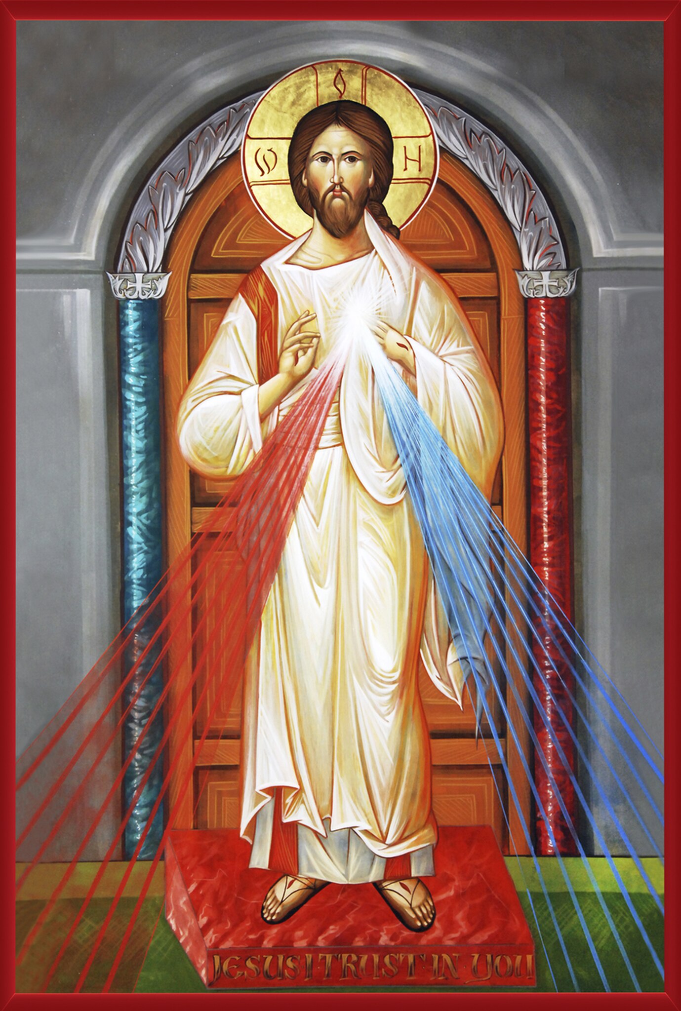 1379x2048 Divine Mercy Icon Wall Plaque