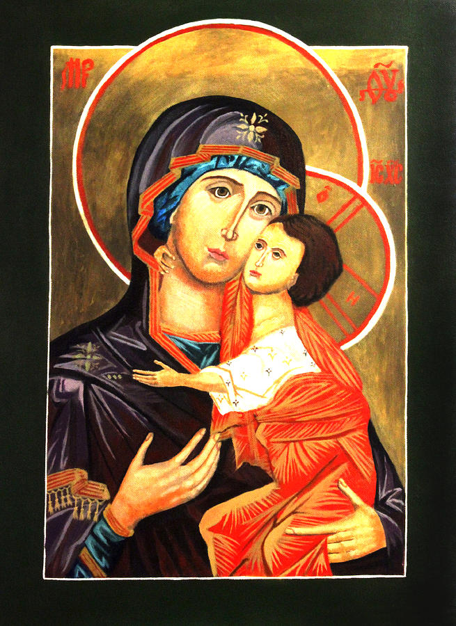 655x900 Mother Of God Antiochian Orthodox Icon Painting