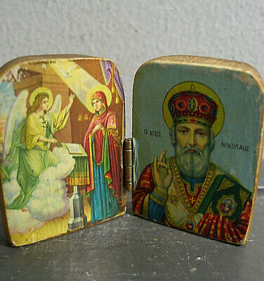 376x400 Vintage Russian Orthodox Icon Print Catholic Religious Art Small