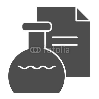 400x400 Mixture Solid Icon Medical Bottle Vector Illustration Isolated