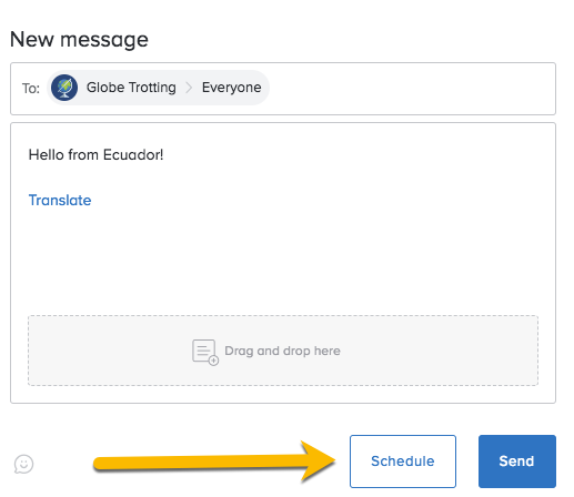 Schedule A Message Help Center 517x448 Schedule A Message Help Center