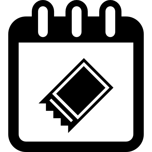 512x512 Spectacle Ticket Symbol On Reminder Calendar
