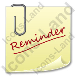 256x256 Reminder Note Icon, Pngico Icons