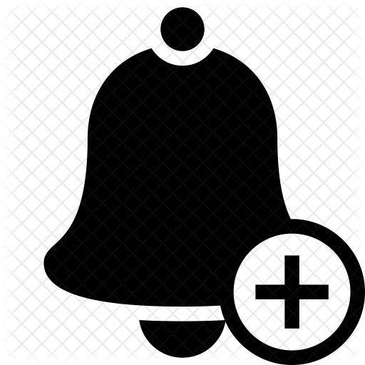 512x512 Add Reminder Icon Of Glyph Style