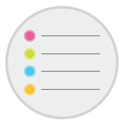 256x256 Reminders Icon Mac Stock Apps Iconset Hamza Saleem