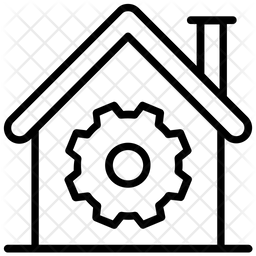 256x256 Home Remodelling Icon Of Line Style