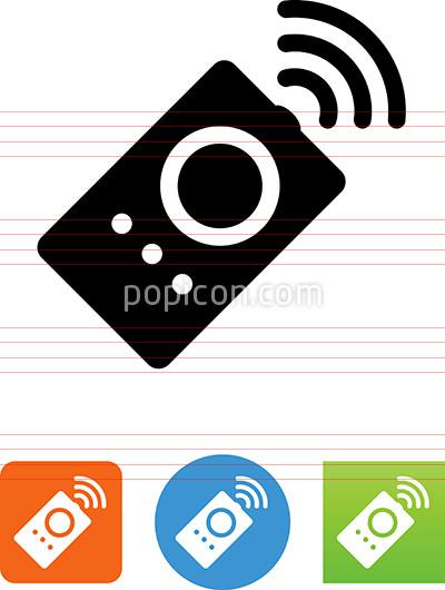 400x530 Vector Remote Controller Icon