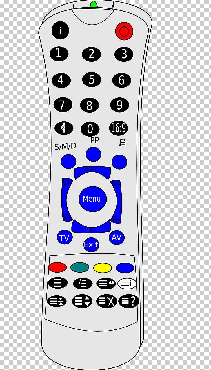 728x1276 Remote Controls Computer Icons Television Set Png, Clipart