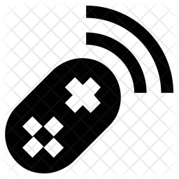 256x256 Remote Control Icon Of Glyph Style