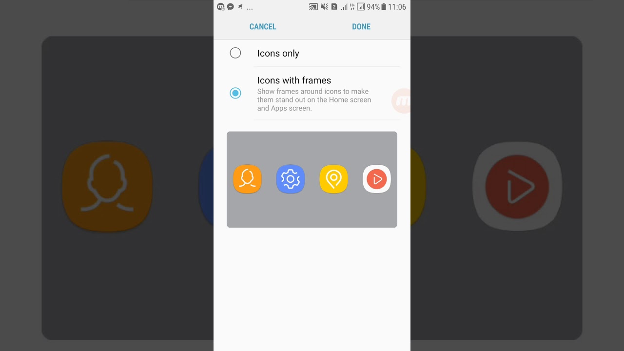 1280x720 How To Remove Icon Frames In Android Nougat