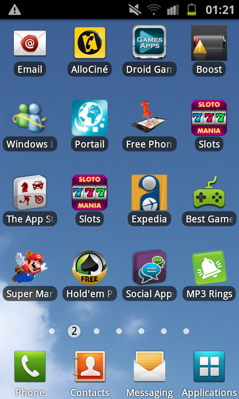 480x800 How To Remove All Icons From The Android Home Screen