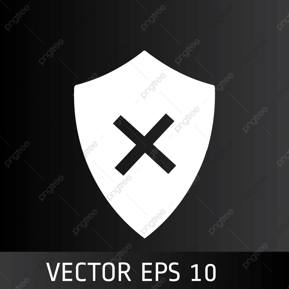 1200x1200 Shield Icon, Cancel, Remove, Security Png And Vector