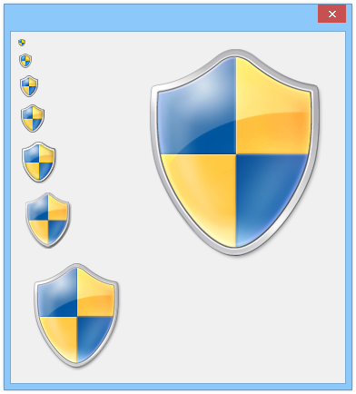 remove uac shield from icon windows 10
