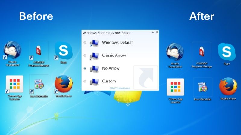 800x450 Remove Or Replace The Windows Shortcut Arrow With This Tool
