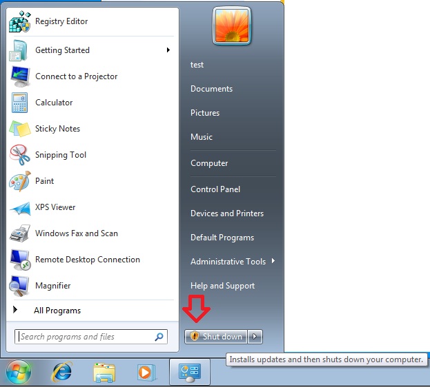 623x562 Shut Down Windows