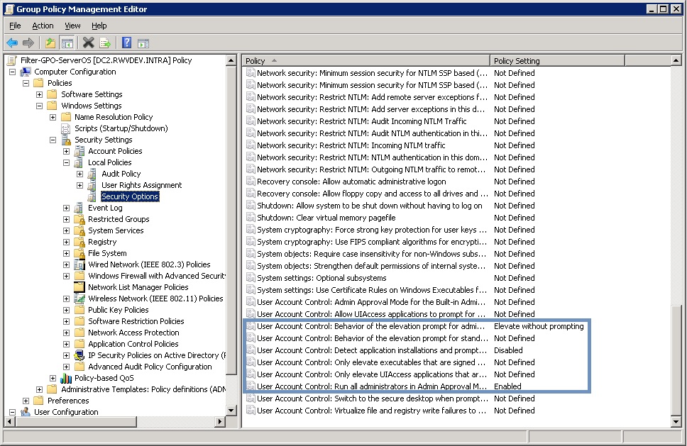 968x629 Disable Uac For Windows Servers Through Group Policy