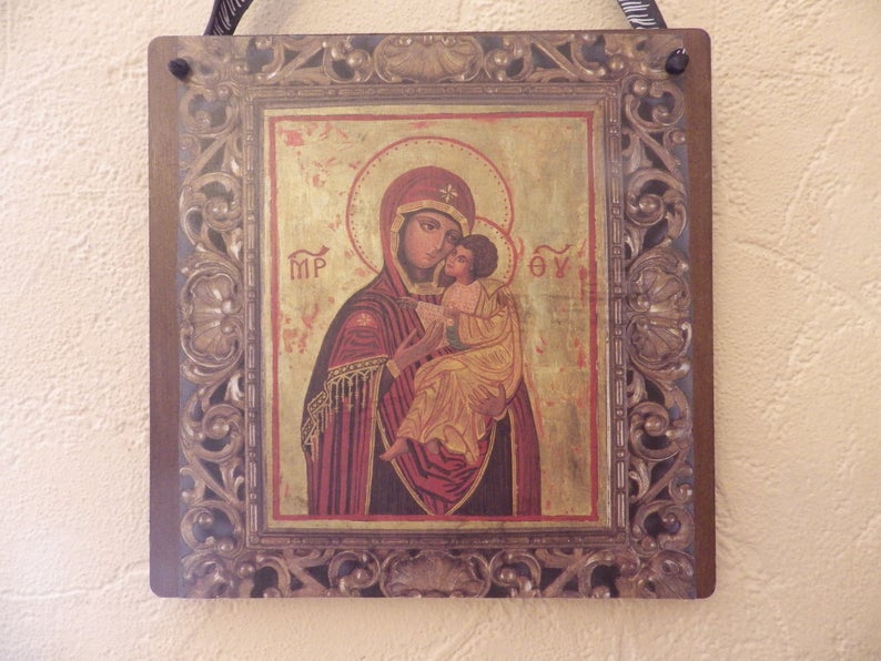 794x596 Renaissance Icon Wall Plaque Etsy
