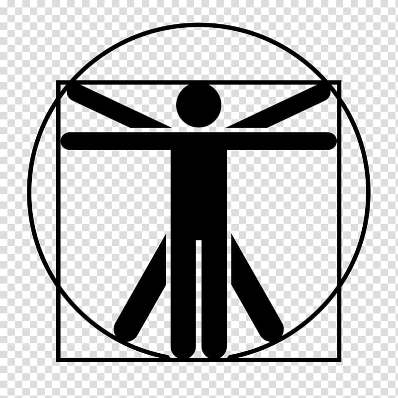 800x800 Vitruvian Man Renaissance Man Icon Transparent Background Png