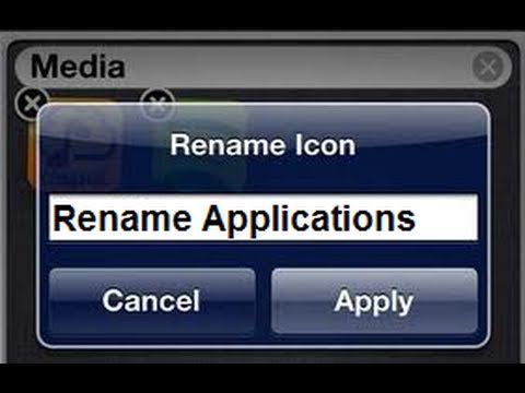 480x360 How To Rename Apps On Iphone, Ipod Touch Ipad With Icon Renamer