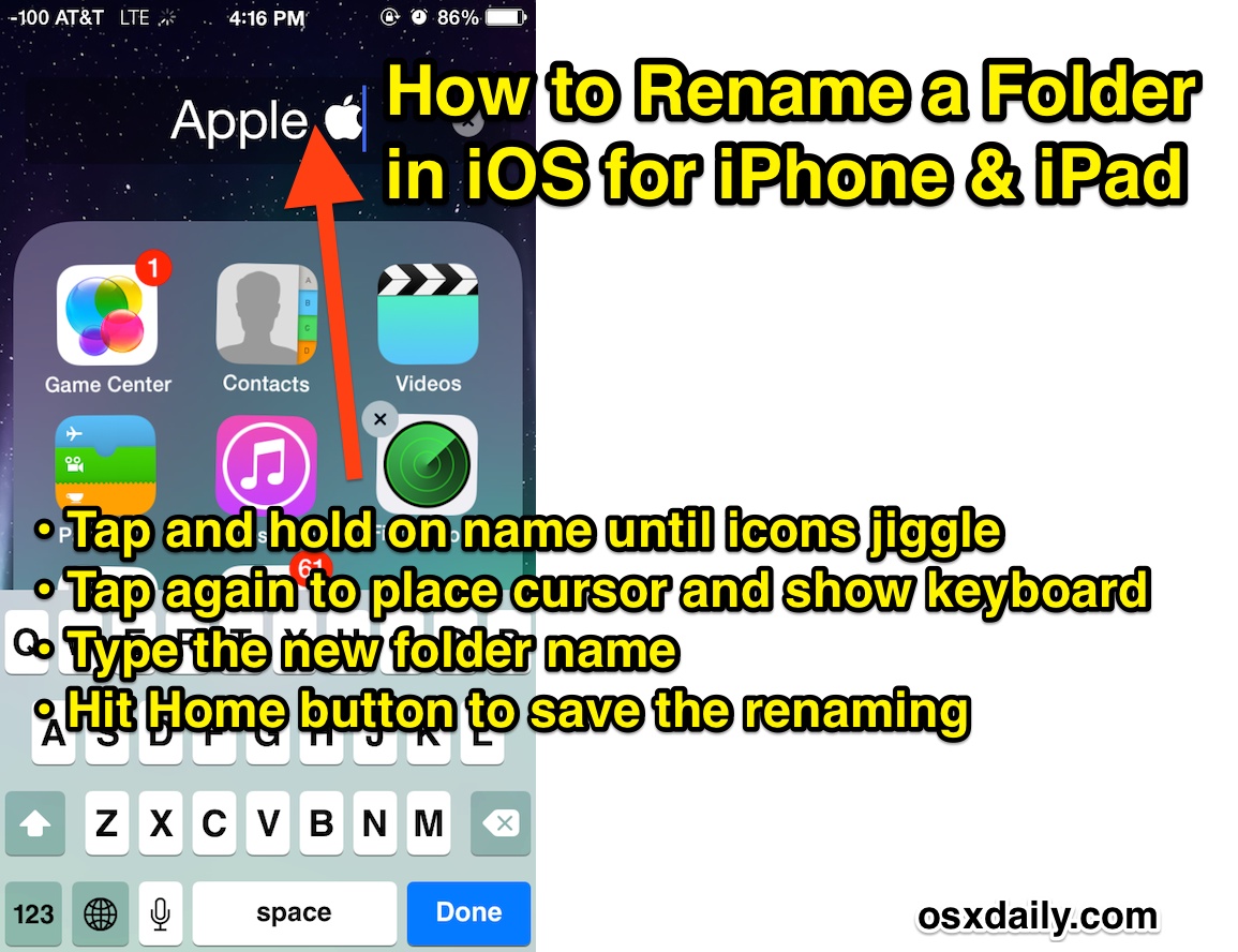 1155x888 How To Rename A Folder In Ios For Iphone And Ipad